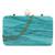 Anekaant Marble Turquoise & Wooden Wood & Resin Marble Box Clutch