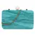 Anekaant Marble Turquoise & Wooden Wood & Resin Marble Box Clutch