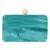 Anekaant Marble Turquoise & Wooden Wood & Resin Marble Box Clutch