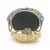 Anekaant Cask Multi & Gold Metal Mosiac Foldover Clutch