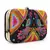 Anekaant Adorn Black & Multi Faux Silk Peacock Embellished Box Clutch