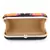 Anekaant Adorn Black & Multi Faux Silk Peacock Embellished Box Clutch