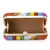 Anekaant Adorn Gold & Multi Faux Silk Embellished & Embroidered Box Clutch