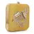Anekaant Vista Yellow & Gold Faux Silk Quirky Embellished Box Clutch