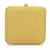 Anekaant Vista Yellow & Gold Faux Silk Quirky Embellished Box Clutch