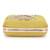 Anekaant Vista Yellow & Gold Faux Silk Quirky Embellished Box Clutch