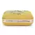 Anekaant Vista Yellow & Gold Faux Silk Quirky Embellished Box Clutch