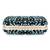 Anekaant Quill Black & Blue Velvet Sequined Box Clutch