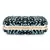 Anekaant Quill Black & Blue Velvet Sequined Box Clutch