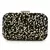 Anekaant Quill Black & Gold Velvet Sequined Box Clutch