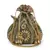 Anekaant Lotus Green & Gold Faux Silk Embellished Potli