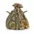 Anekaant Lotus Green & Gold Faux Silk Embellished Potli