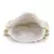 Anekaant Dangle White & Gold Faux Silk Embellished Potli