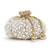 Anekaant Dangle Nude & Pearl Faux Silk Embellished Potli