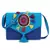 Anekaant Gotia Blue & Multi Canvas Crotia Patch Sling Bag