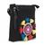 Anekaant Gotia Black & Multi Canvas Crotia Patch Sling Bag
