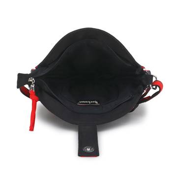 Anekaant Gotia Black & Multi Canvas Crotia Patch Sling Bag 5