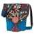 Anekaant  Blue & Multi Canvas Embroidered Sling Bag