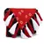 Anekaant Black & Red Canvas Printed Sling Bag