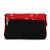 Anekaant Black & Red Canvas Printed Sling Bag