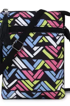 Anekaant Multi Canvas Chevron Printed Sling Bag