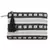 Anekaant Black & White Cotton Canvas Striped Travel Accessory Bag