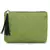 Anekaant Green & Silver Polyester Solid Geometric Travel Accessory Bag (Set of 3)