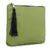 Anekaant Green & Silver Polyester Solid Geometric Travel Accessory Bag (Set of 3)