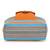 Anekaant  Orange & Multi Jute Textured & Striped Handbag