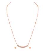 White crystal necklace-sets