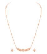 White crystal necklace-sets