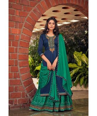 Pure Silk Ethnic Gowns 1