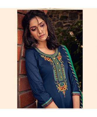 Pure Silk Ethnic Gowns 2