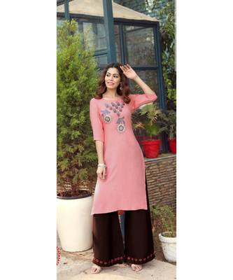 Pure Rayon Bandhani Print Kurta Sets 1