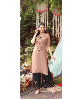 Pure Rayon Bandhani Print Kurta Sets 1