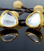 Traditional Kundan Polki Studs