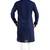 ARRUGA navy BLUE CHIKANKARI EMBROIDERED COTTON KURTA-PAJAMA