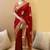 Face Deal Red Color Classy Kanchipuram Lichi Silk Butta Designer Saree for Women