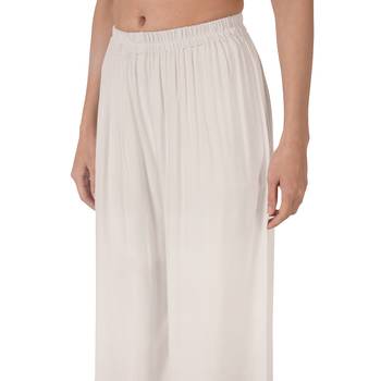 Krisha Export Regular Fit Women Off White Rayon Palazzo 4