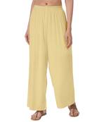 Krisha Export Regular Fit Women Chiku Rayon Palazzo