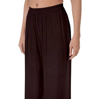 Krisha Export Regular Fit Women Coffee Rayon Palazzo 4