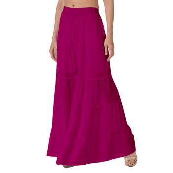 Krisha Export Regular Fit Women Rani Rayon Sarara 2