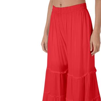 Krisha Export Regular Fit Women Gajari Rayon Sarara 4