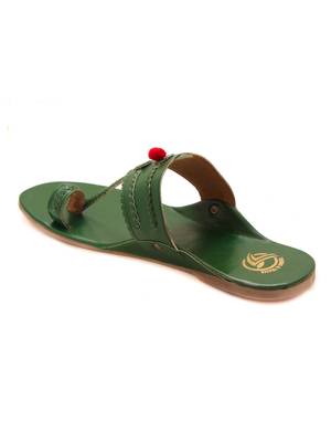 Green Womens Flat By Trends & Trades 3