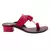 Pink Semi Heels Sandal With Tassel By Trends & Trades