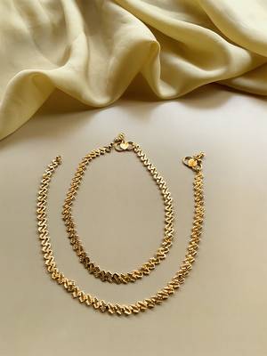 Gold anklets 1