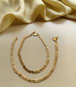 Gold anklets