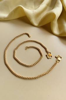 Gold anklets