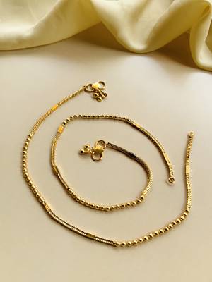 Gold anklets 1