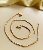 Gold anklets